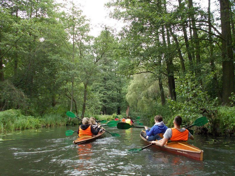 Teamtraining Kanu Rallye Geo Caching Spreewald