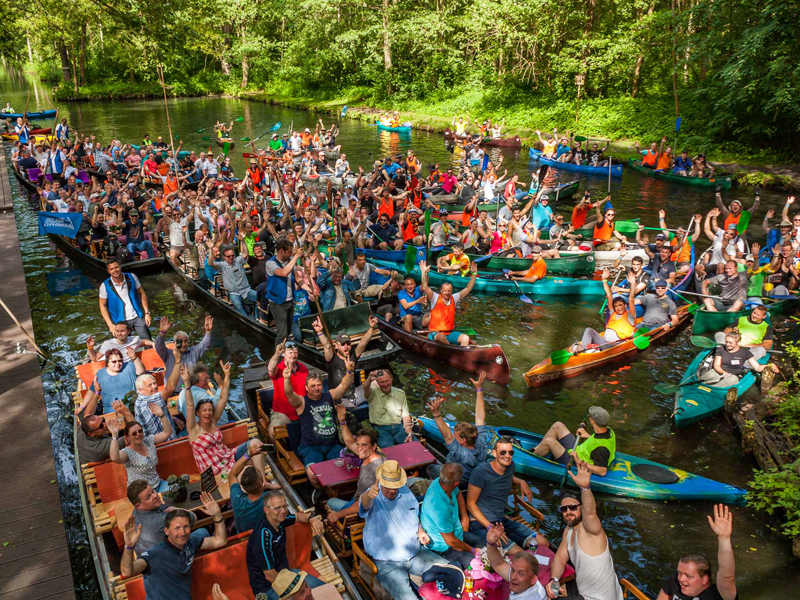 Firmenausflug mit Kanu Kanadier Spreewald