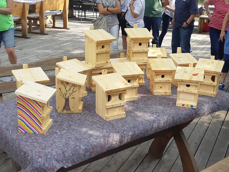 Teamevent Nistkastenbau Kindergärten City August 2019