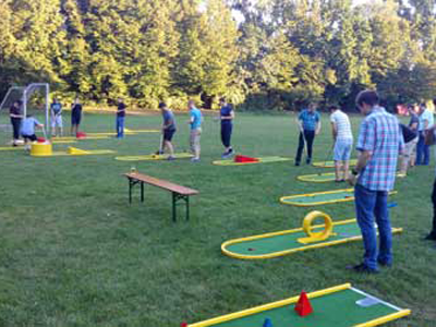 Produktpräsentation Minigolf