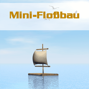 Indoor Mini Floßbau Teamtraining Tagung Rahmenprogramm