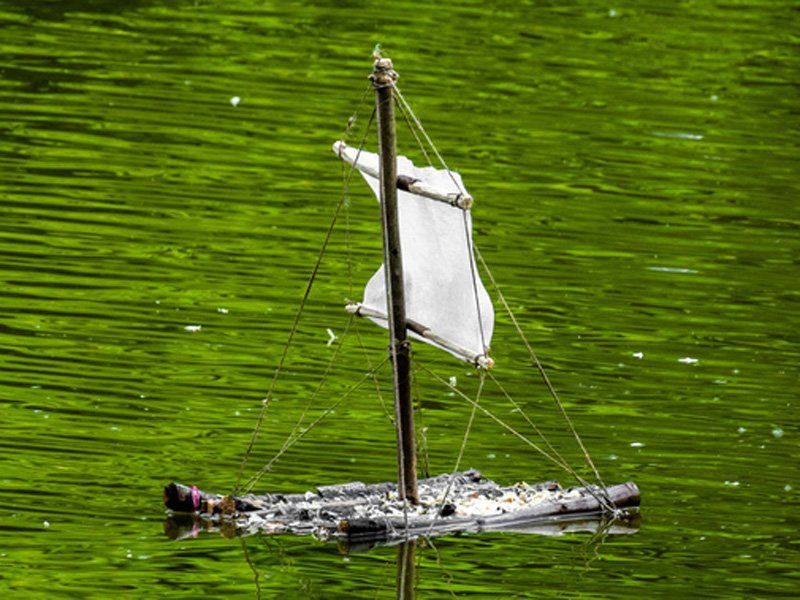 Indoor Outdoor Mini Floßbau Teamtraining