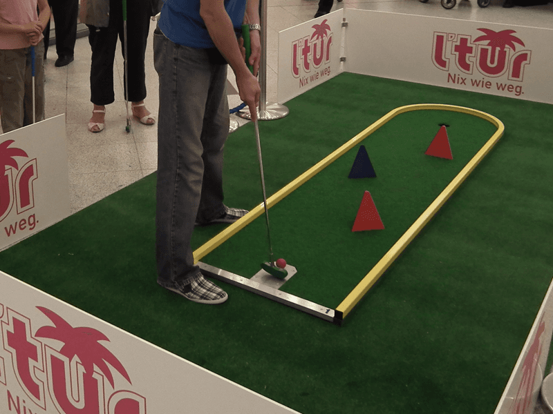 Indoor Outdoor Minigolf Firmenjubiläum