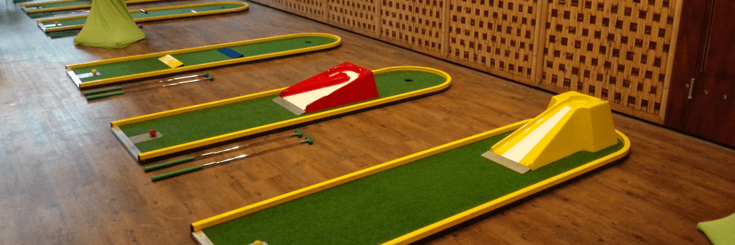 Minigolf indoor outdoor Rahmenprogramm Sommerfest
