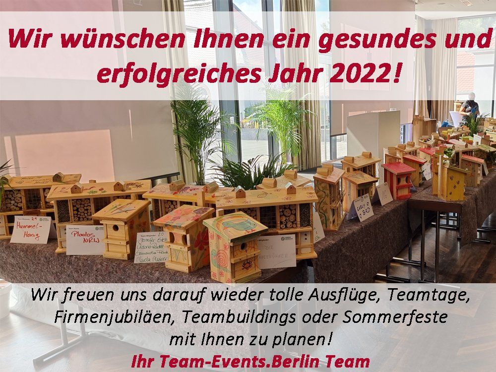 Neujahr Team Events Berlin 2022