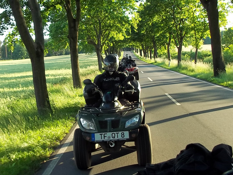 Teamtag Quad fahren Osterzgebirge Dresden