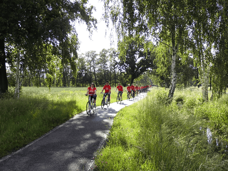 Firmenausflug Outdoor Team Event Fahrradtour