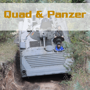 Quad und Panzer fahren Teamtag Firmenausflug
