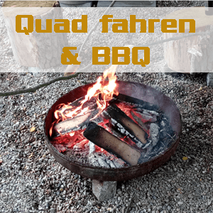 Programm Location Quad fahren und BBQ grillen Teamausflug