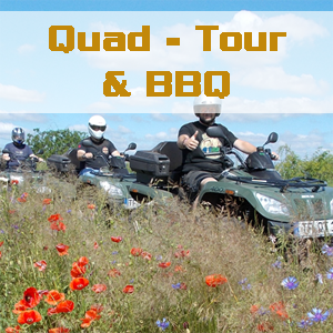 Quad Tour und BBQ grillen Teamtag Firmenausflug