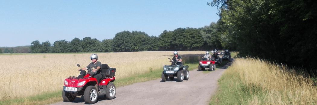 Teamtag Quad fahren Kanu tour Berlin Brandenburg