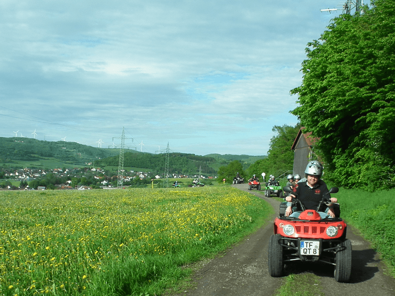 Teamausflug Quad fahren Soester Börde NRW