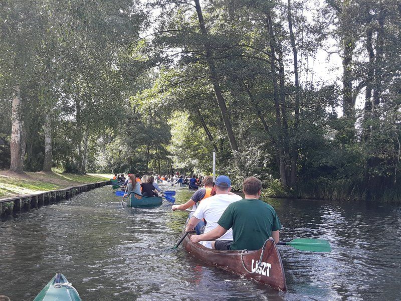 Teamausflug Kanu Rallye Kanadier Spreewald