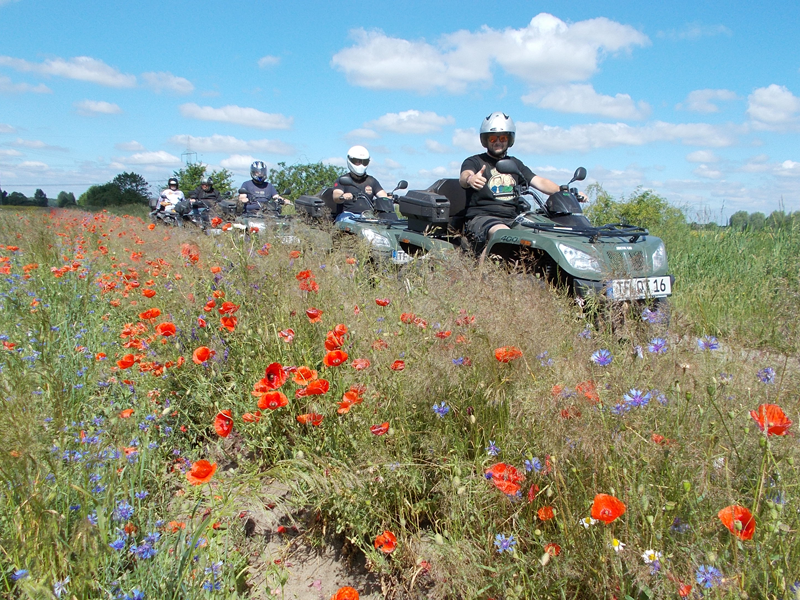 Incentive Programm Firmen Quad fahren Tagesprogramm Brandenburg