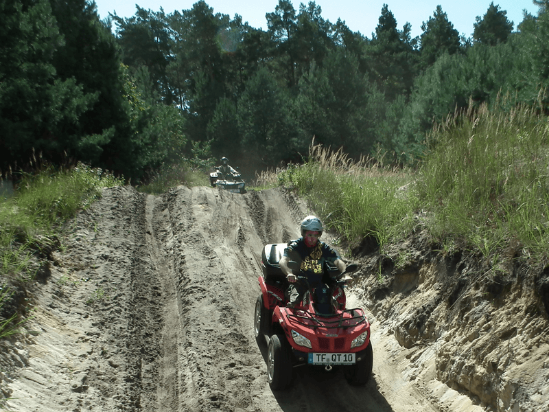 Kundenevent Tagesausflug Quad Tour Brandenburg