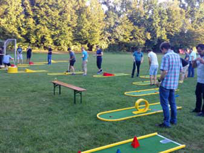 Rahmenprogramm Minigolf