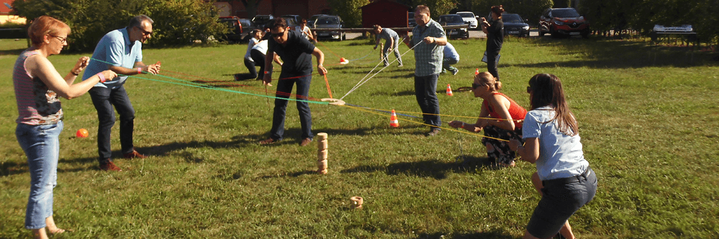 Teamchallenge mit Abstand Corona Teambuilding