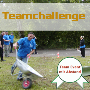 Outdoor Teamchallenge auf Abstand