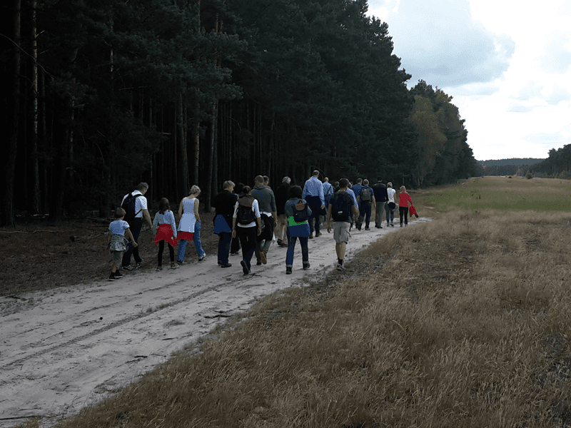 Betriebsausflug Wandern mit Förstern Brandenburg