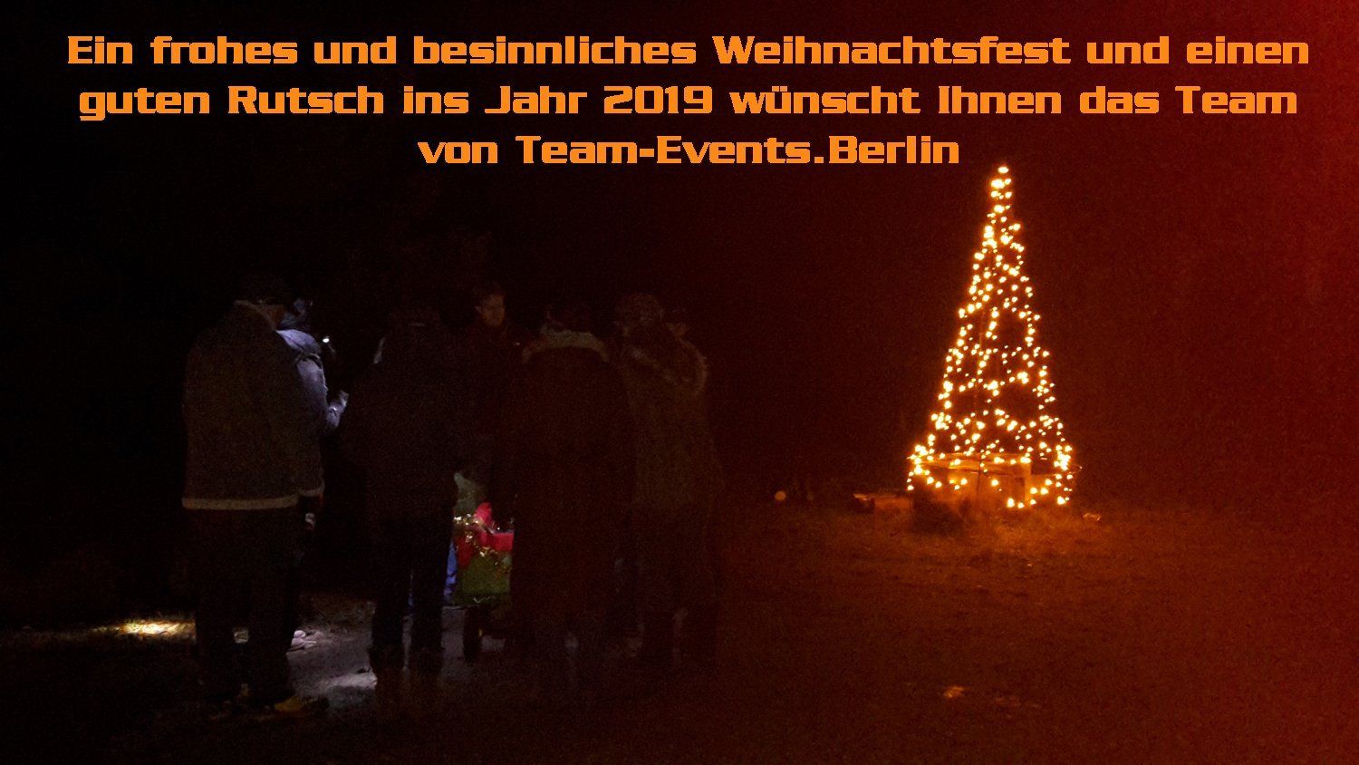 Weihnachtsgrüße Team-Events.Berlin