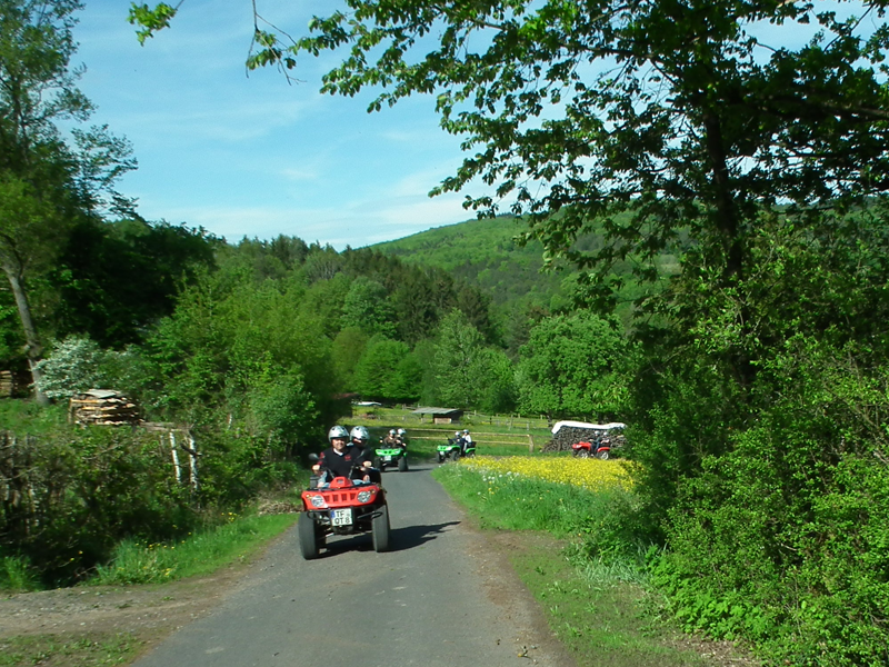 Teamausflug Quad Tour Bamberg Bayern fränk Schweiz