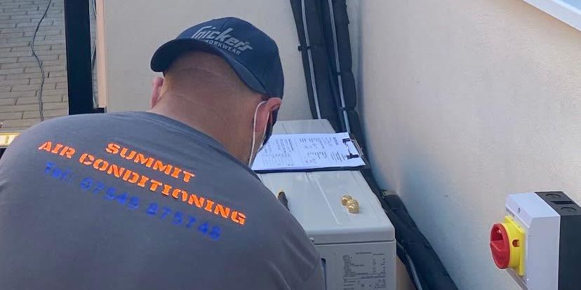 Image of AC Installation that Summit Air Conditioning specialise in