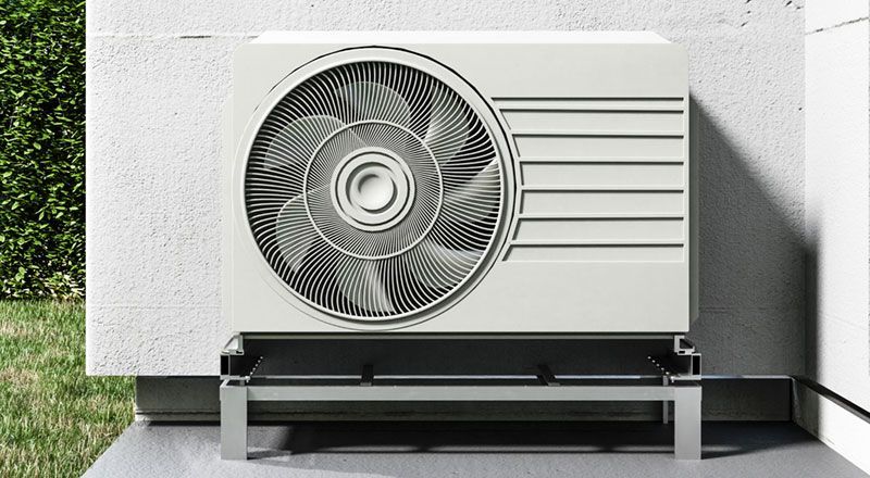 Close up of an air conditioner unit highlighting our air conditioning services