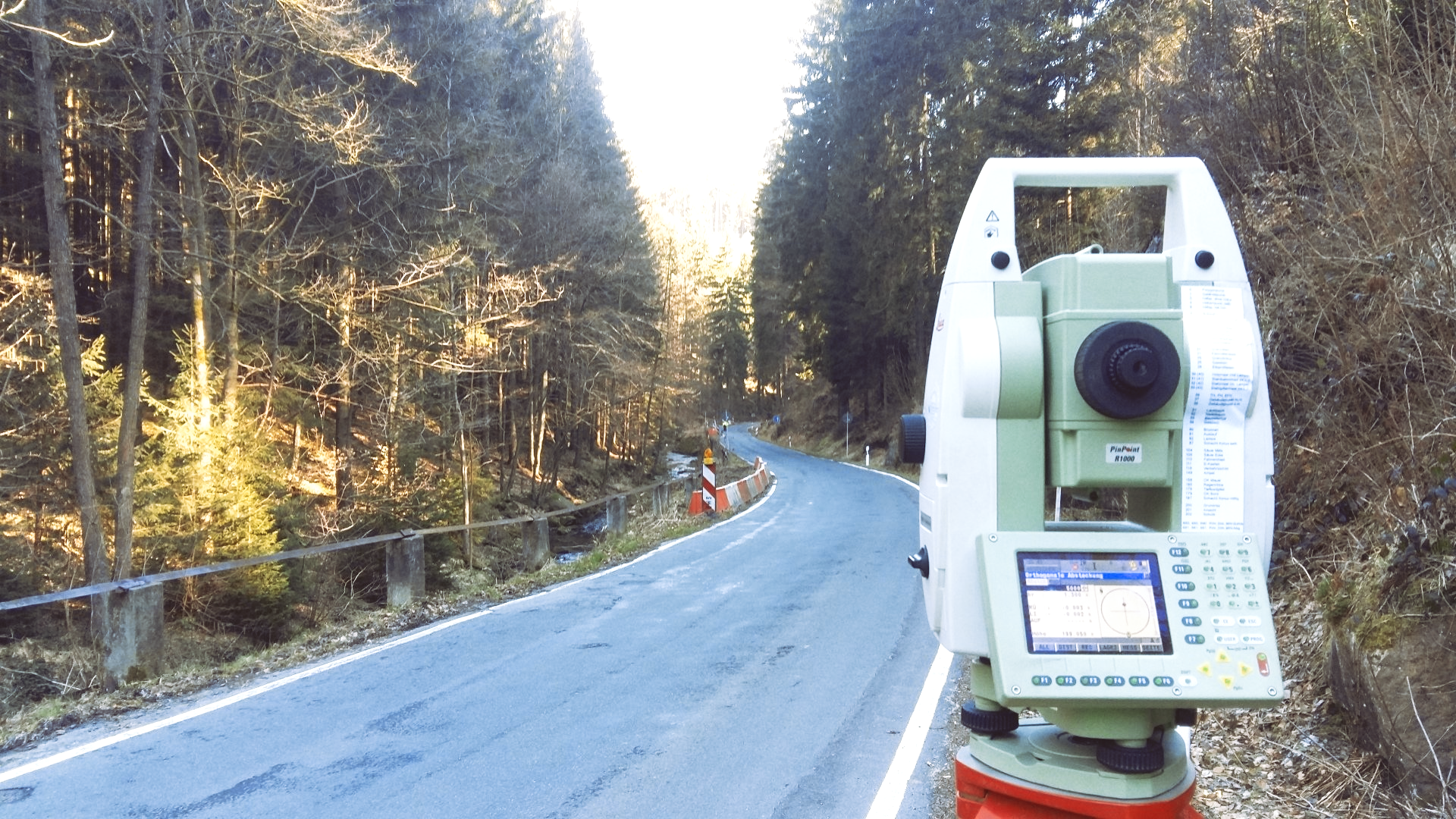 Grenzvermessung, Straßenvermessung