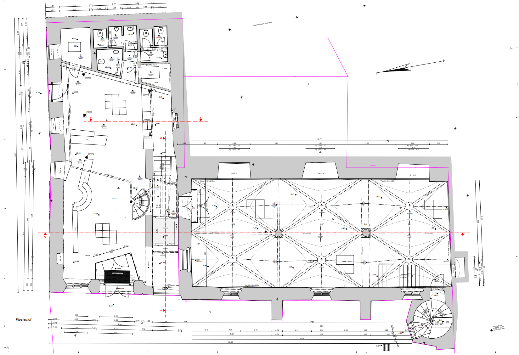 Grundriss Museum 3D-Laserscanning