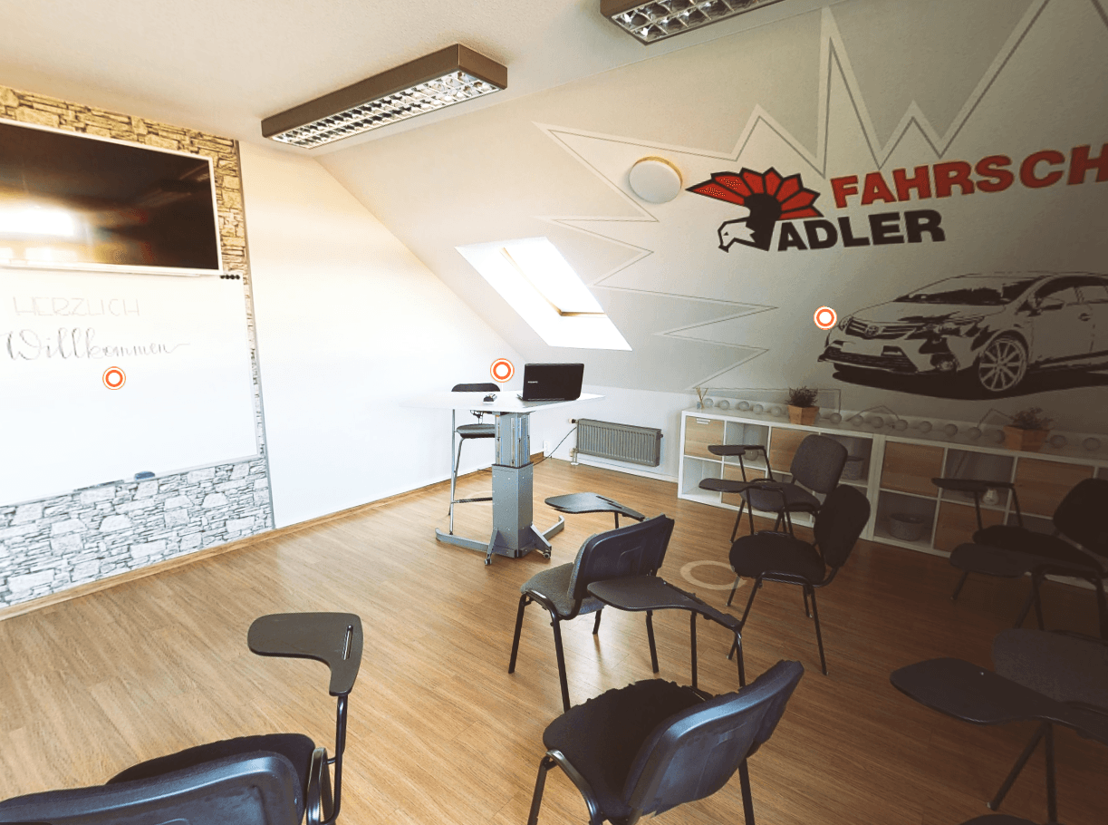 virtueller Rundgang Fahrschule Adler