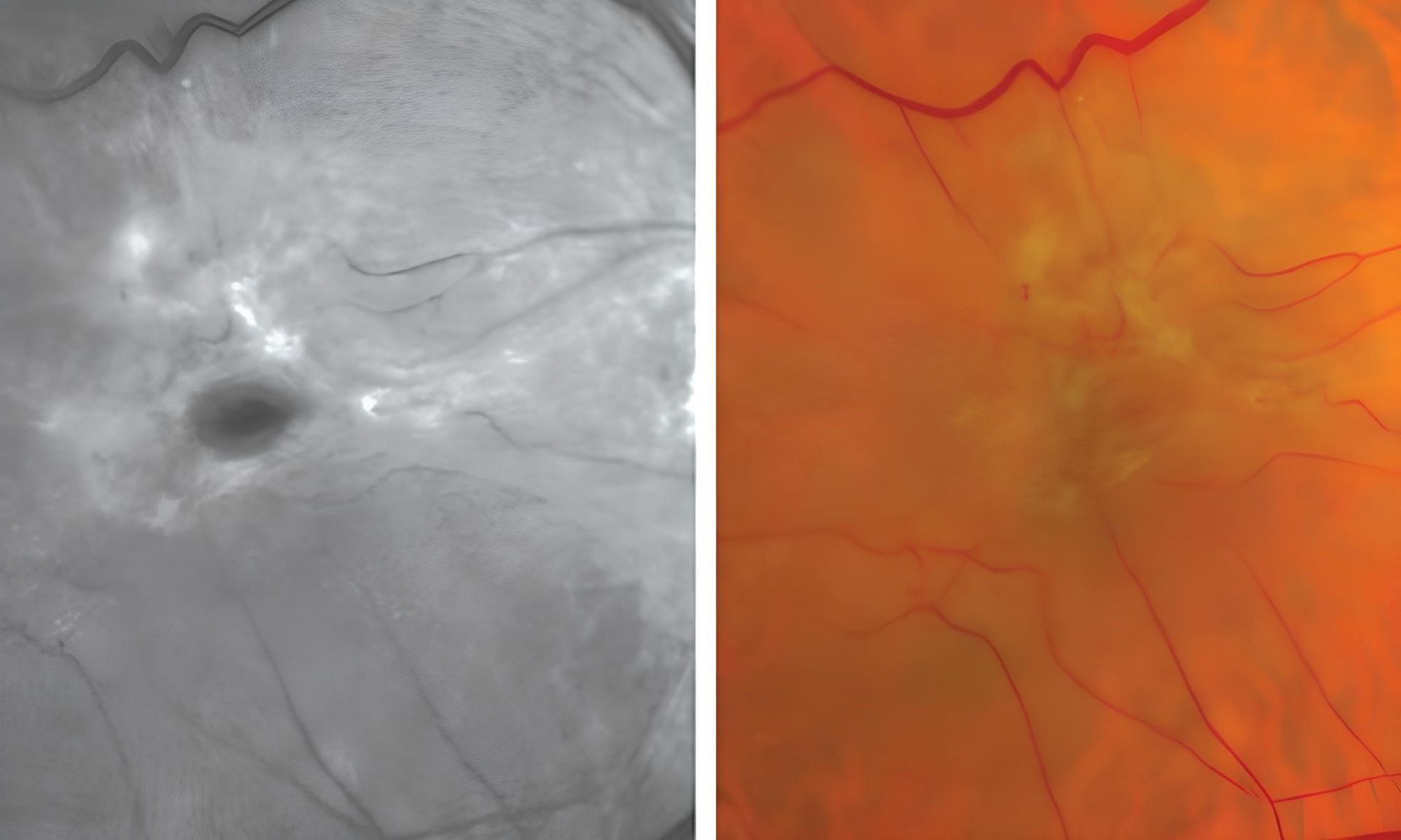 Illustration de la membrane épirétinienne ou épi-maculaire (MER), une pathologie rétinienne où une membrane fibreuse se forme sur la surface de la macula, provoquant une vision floue et déformée