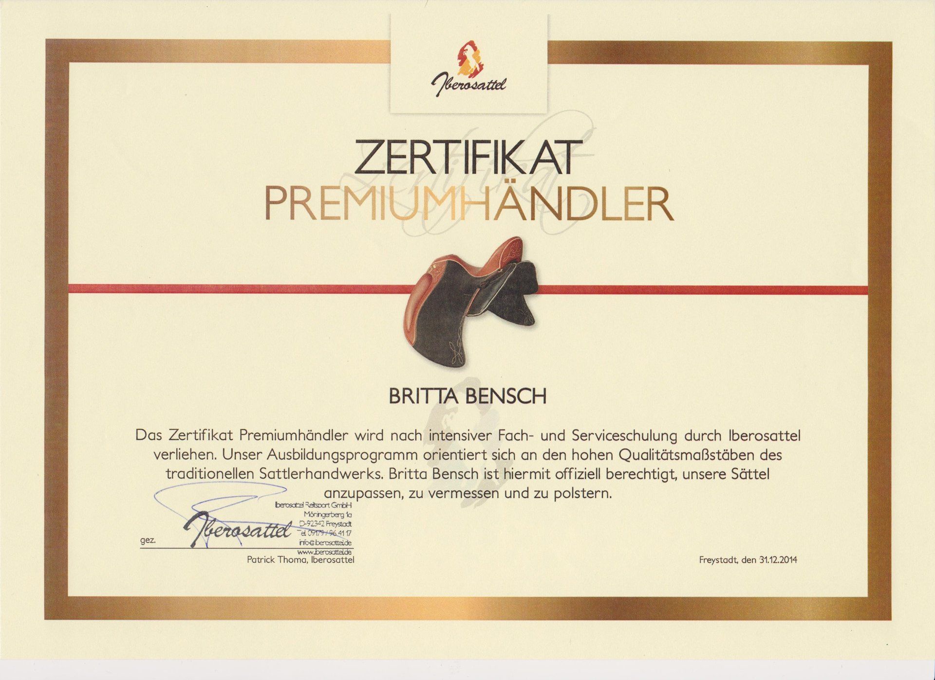 Iberosattel Händler Iberosattel Händler