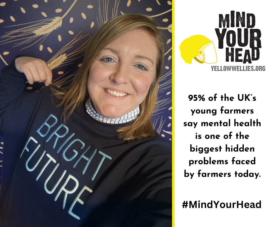 Milly Fyfe supporting the Mind Your Head campaign