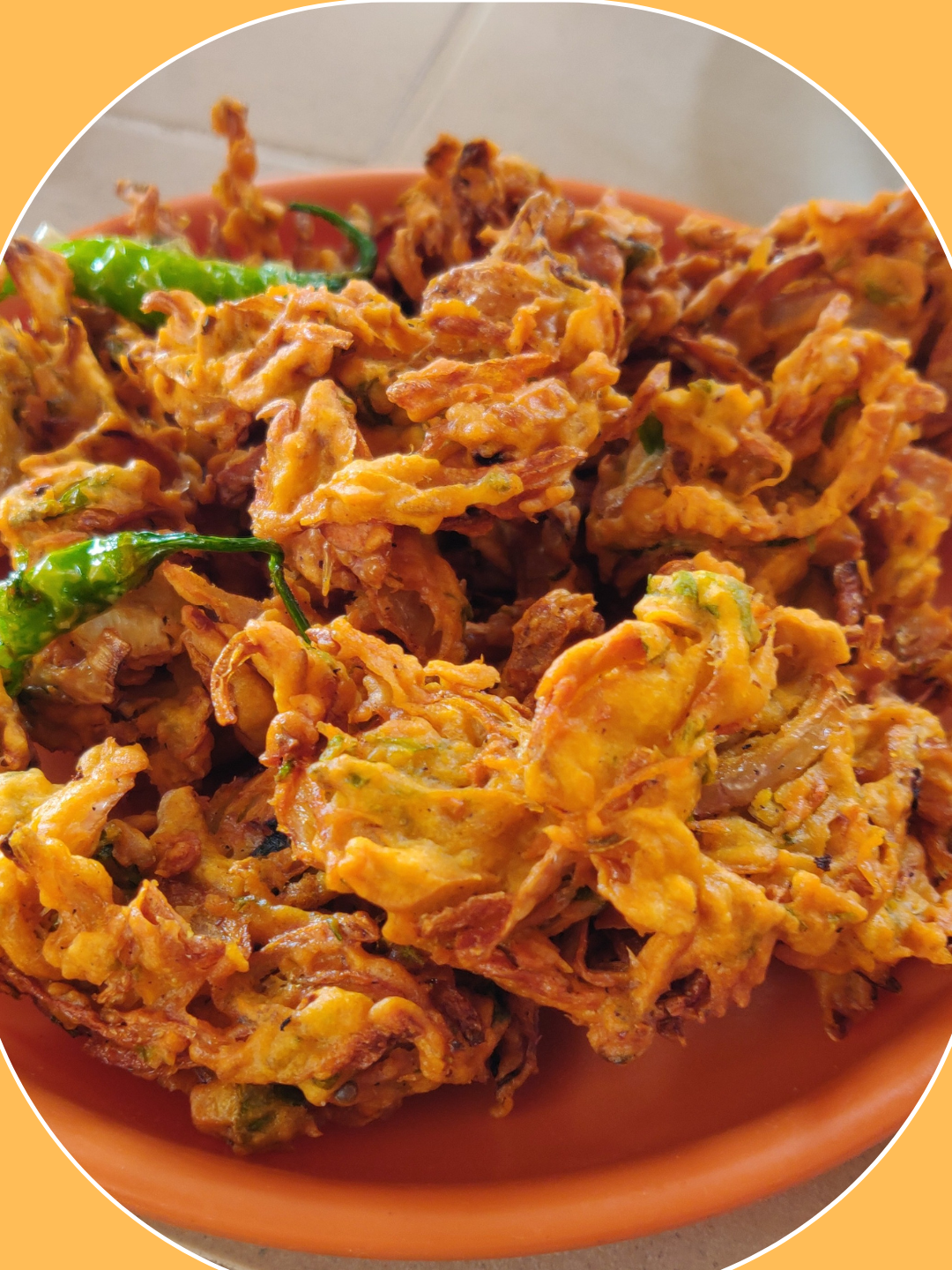 A picture of campfire pakoras