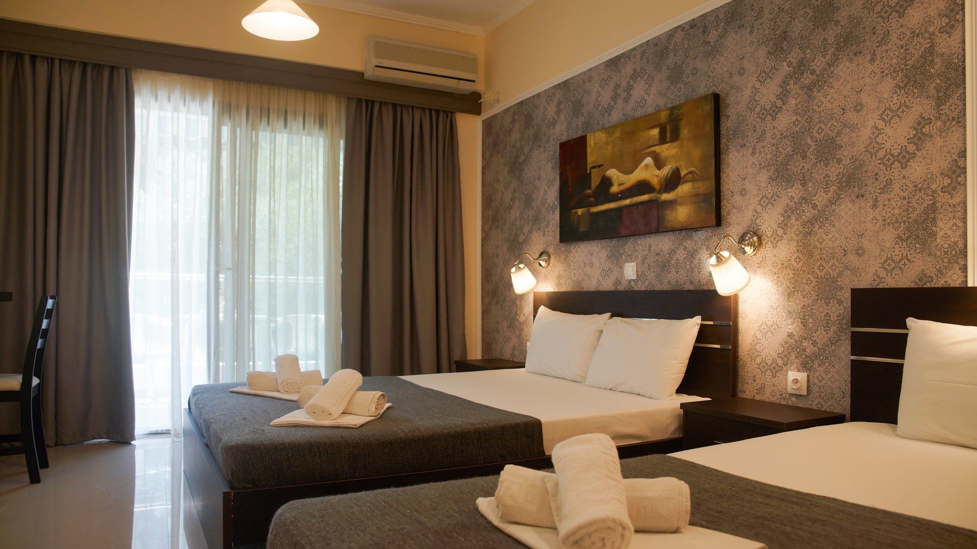 Afroditi seaside rooms, edle Ausstattung mit Bad, TV, Wifi, Balkon, Meerblick