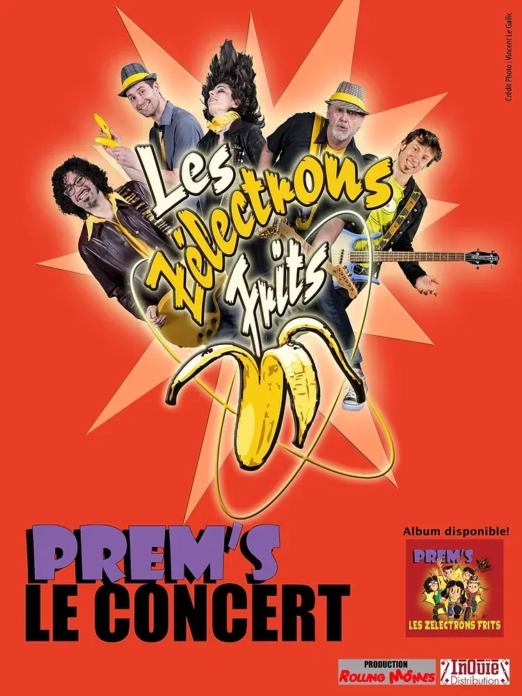 Concert et bal rock pour enfants Concert et bal rock pour enfants Les Zelectrons Frits