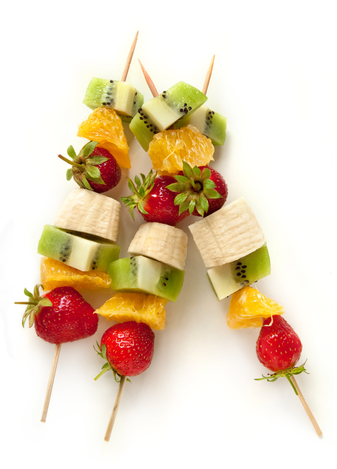 Fresque collaborativ Brochette de fruits
