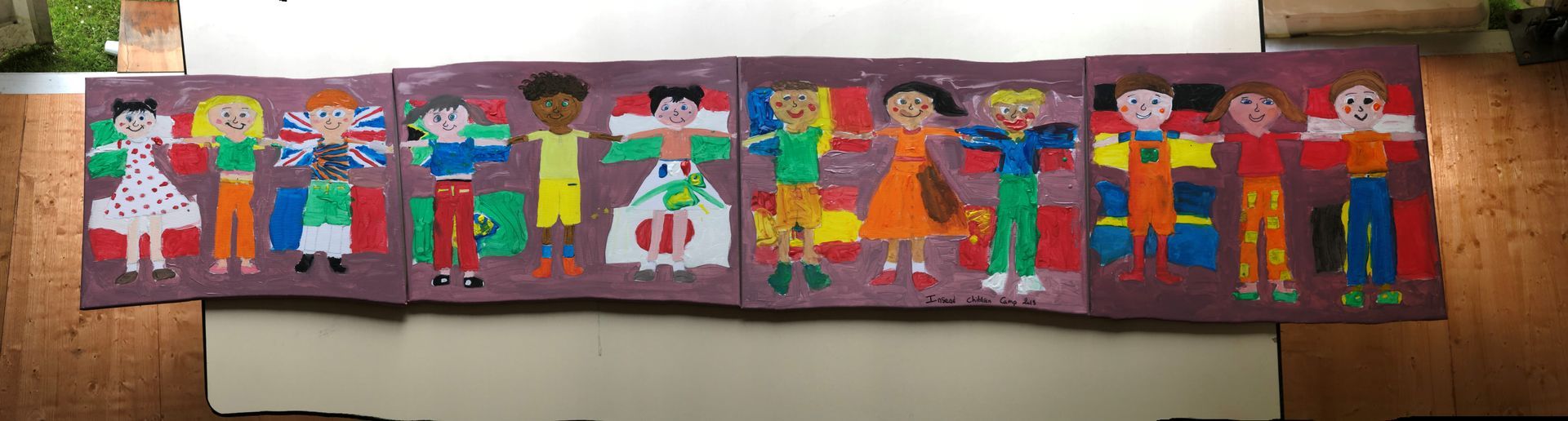 Fresque collaborativ Atelier Artistique