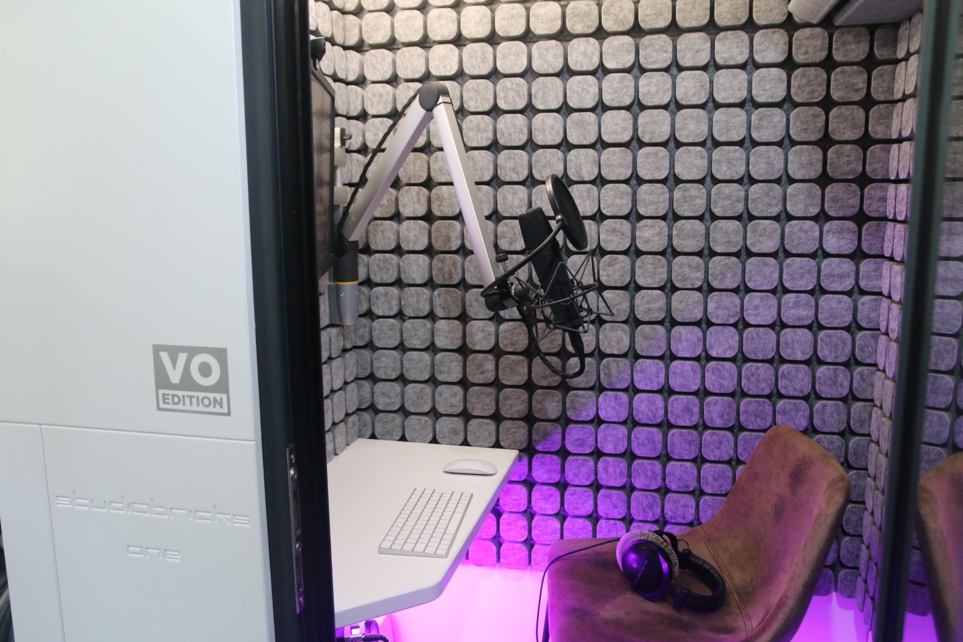Voice over booth