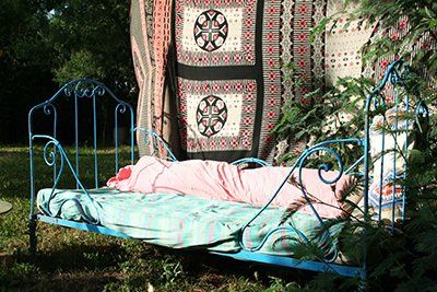Now that's what I call a sunbed! Vescavato, Corsica, B & B, chambre d'hote
