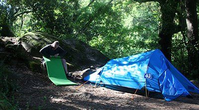 Moving on from Les Oliviers campsite in Porto Les Oliviers, Porto, Corsica
