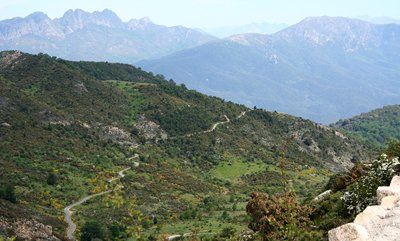 Stunning views between Aullene and Cozzano Aullene, cozzano, corsica, cycling