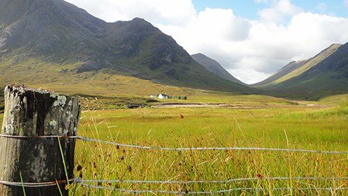 The highlands of Scotland
