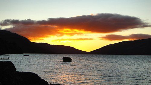 Sunrise over Loch Earn