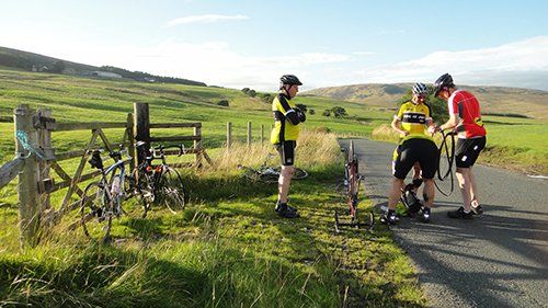 The well-rehearsed puncture team!