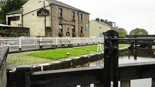 The top lock at Wheelton