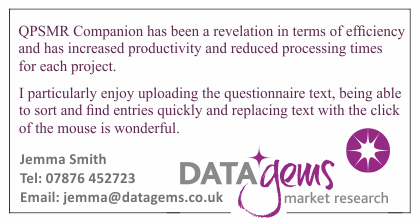 QPSMR Reviews - DATAgems