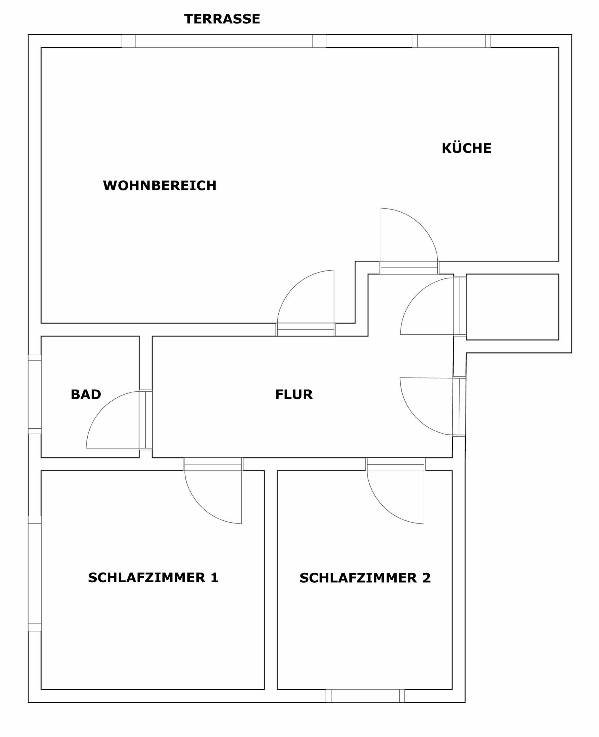 Grundriss vom Krabbenweg 14 in Greetsiel