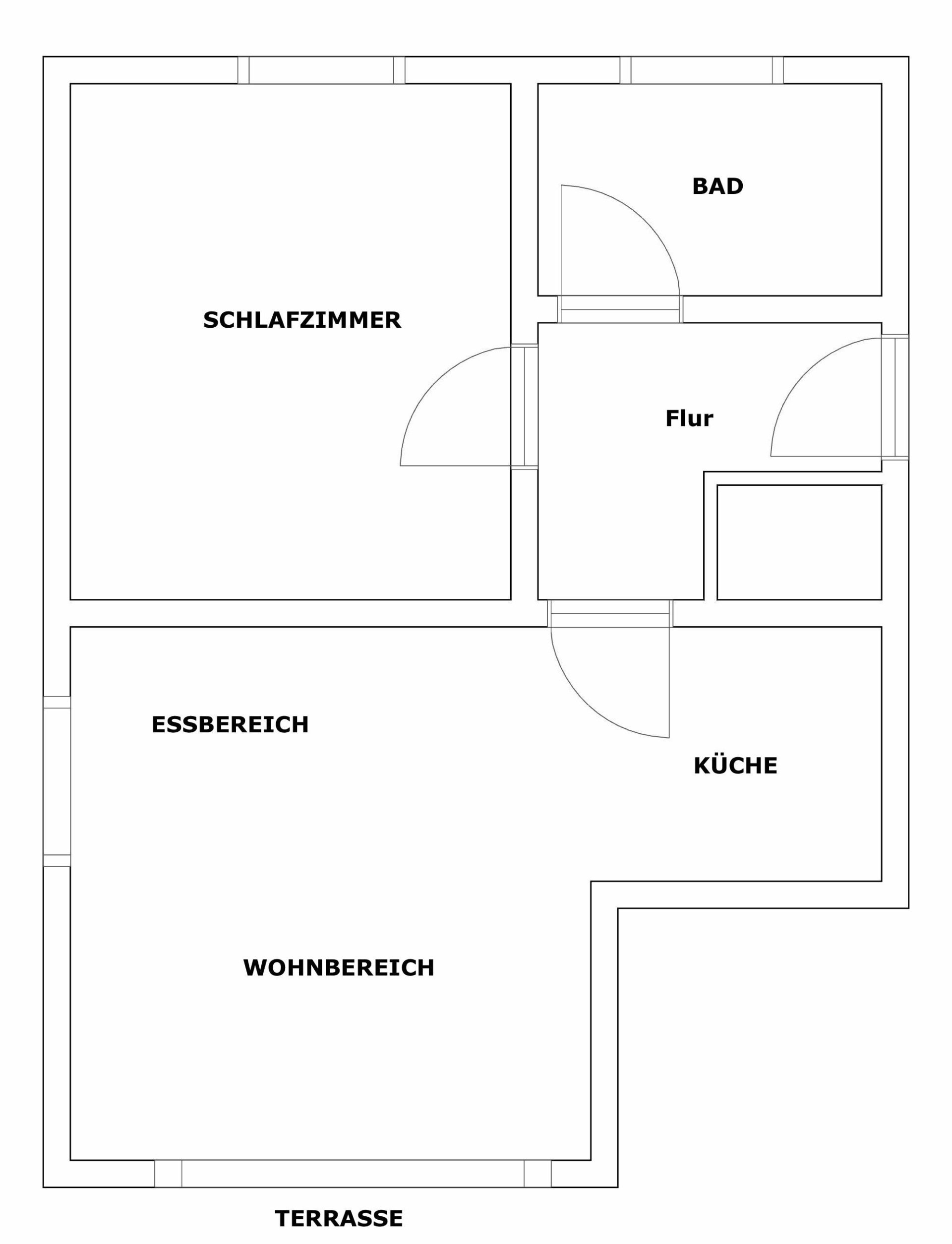 Grundriss Ferienwohnung im Krabbenweg 5 in Greetsiel