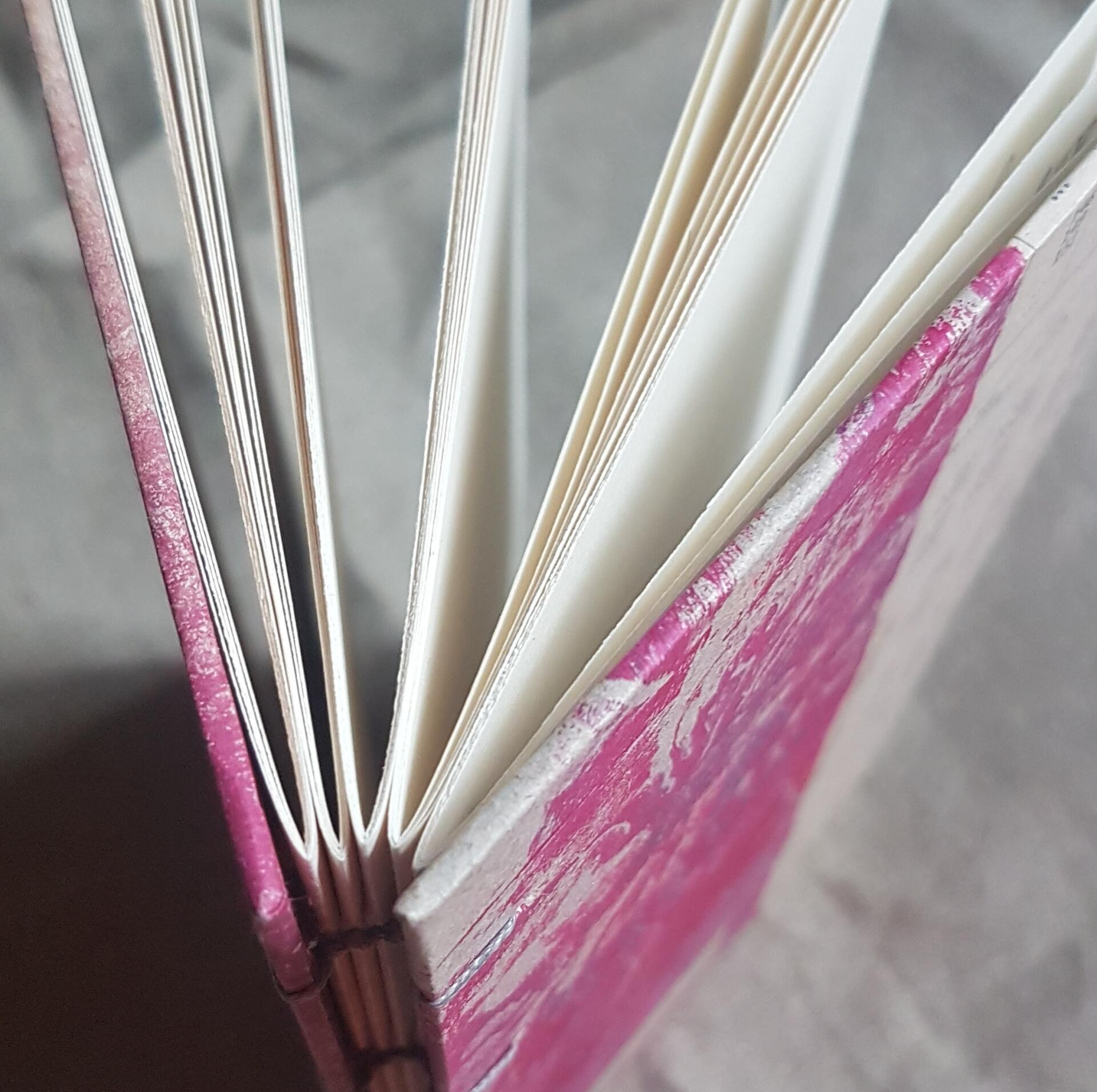 gebundenes Buch mit koptischer Bindung